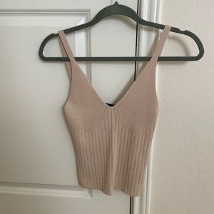Zara Nude, Ribbed Tank